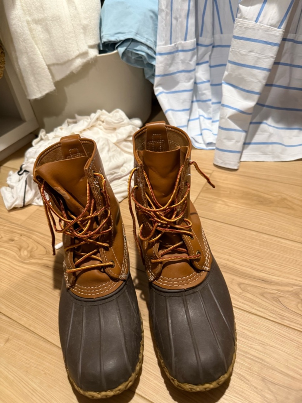 LL Bean duck boots